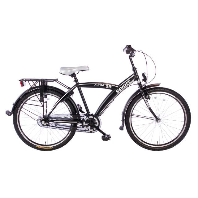Spirit Alpha 3 Versnellingen 24 inch Zwart